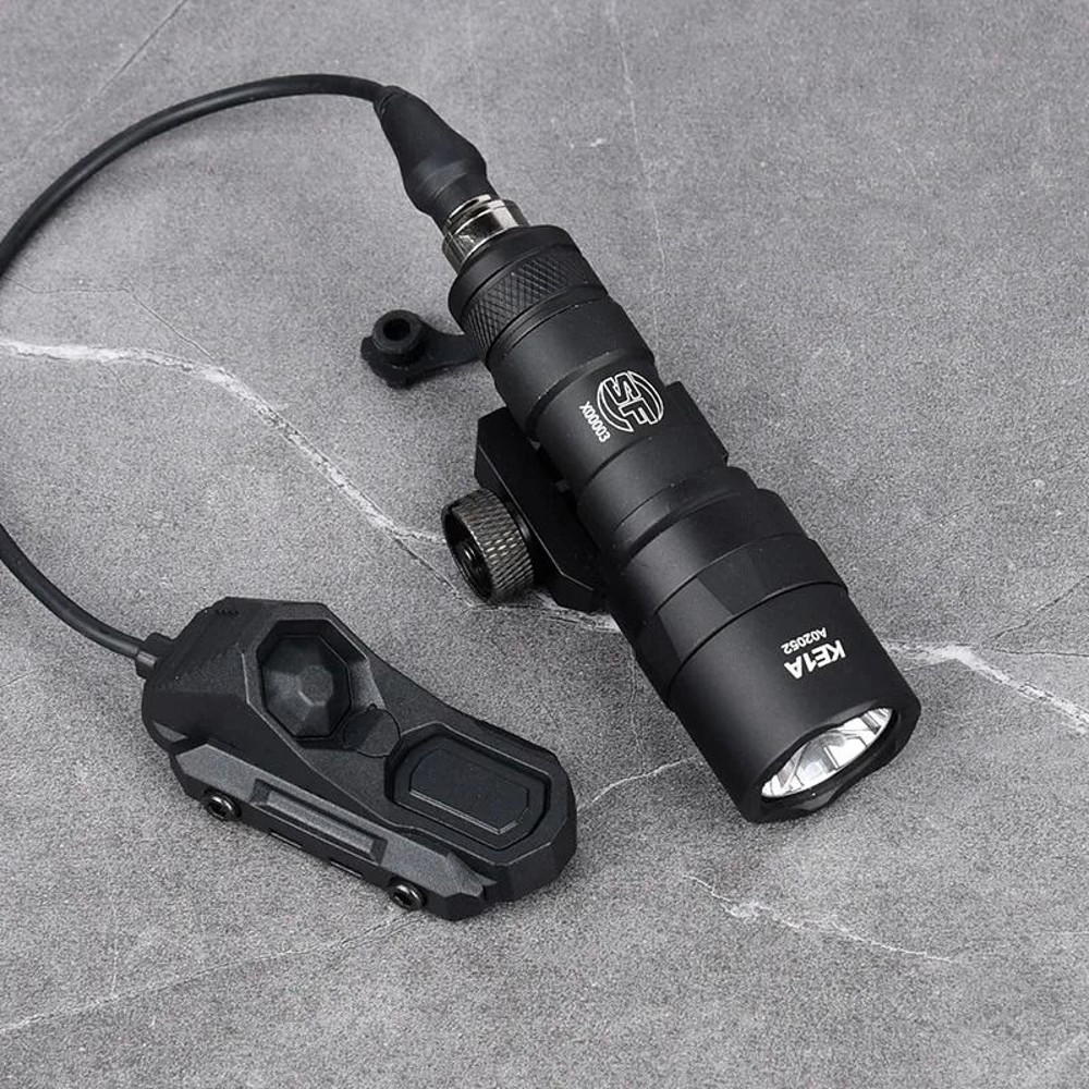 Tactical Surefir M300 M600 Flashlight With Axon Dual Function Remote Switch Rail Mounted Hunting Li 2