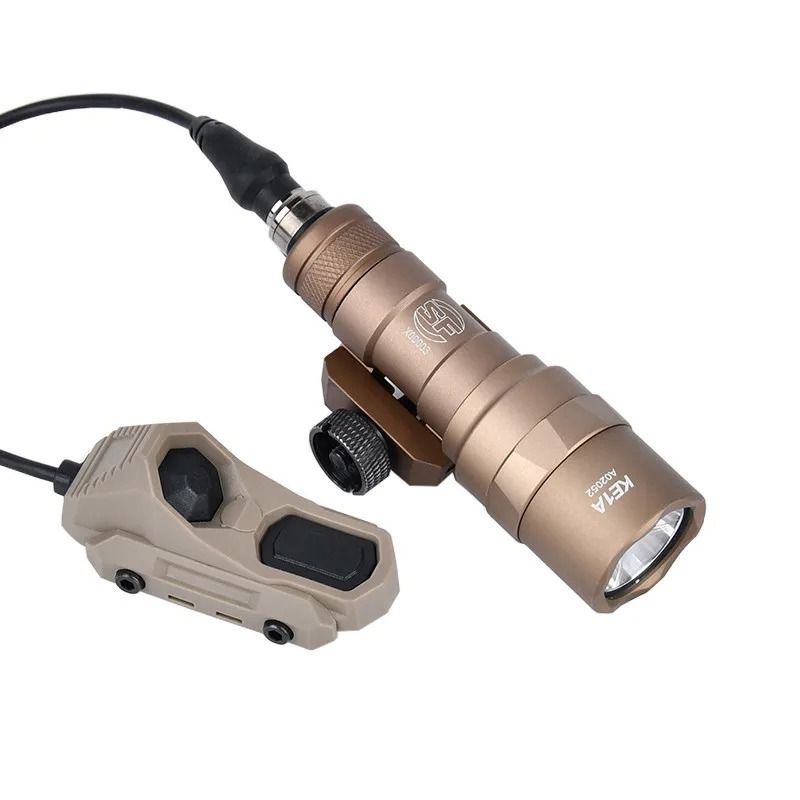 Tactical Surefir M300 M600 Flashlight With Axon Dual Function Remote Switch Rail Mounted Hunting Li 12