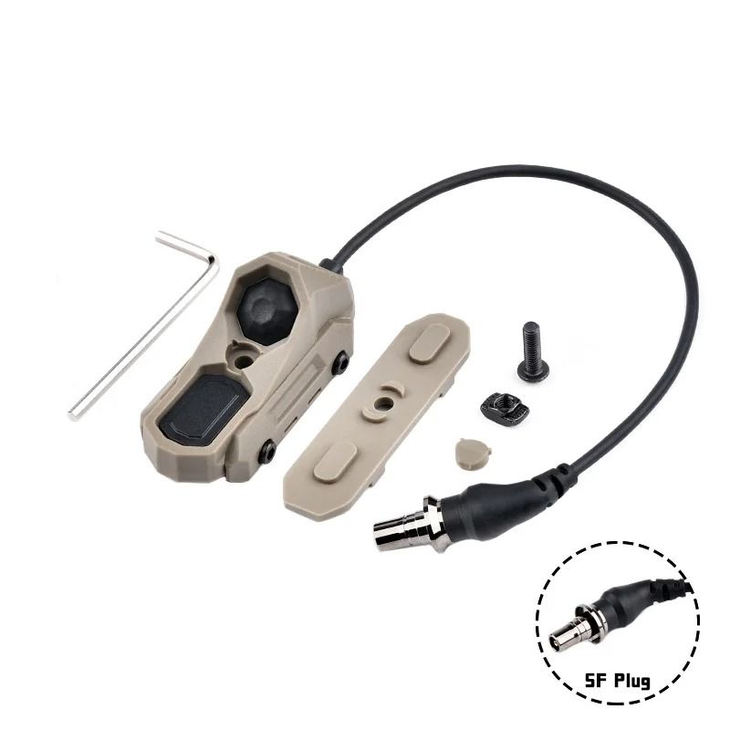 Tactical Surefir M300 M600 Flashlight With Axon Dual Function Remote Switch Rail Mounted Hunting Li 19