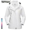 TACVASEN 3in1 Waterproof Fleece Jacket Women Rain Ski Parka 0