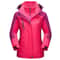 TACVASEN 3in1 Waterproof Fleece Jacket Women Rain Ski Parka 11