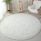 Round Fluffy Soft Area Rug Princess Castle Circle Kids Room Decor Plush Carpet 8