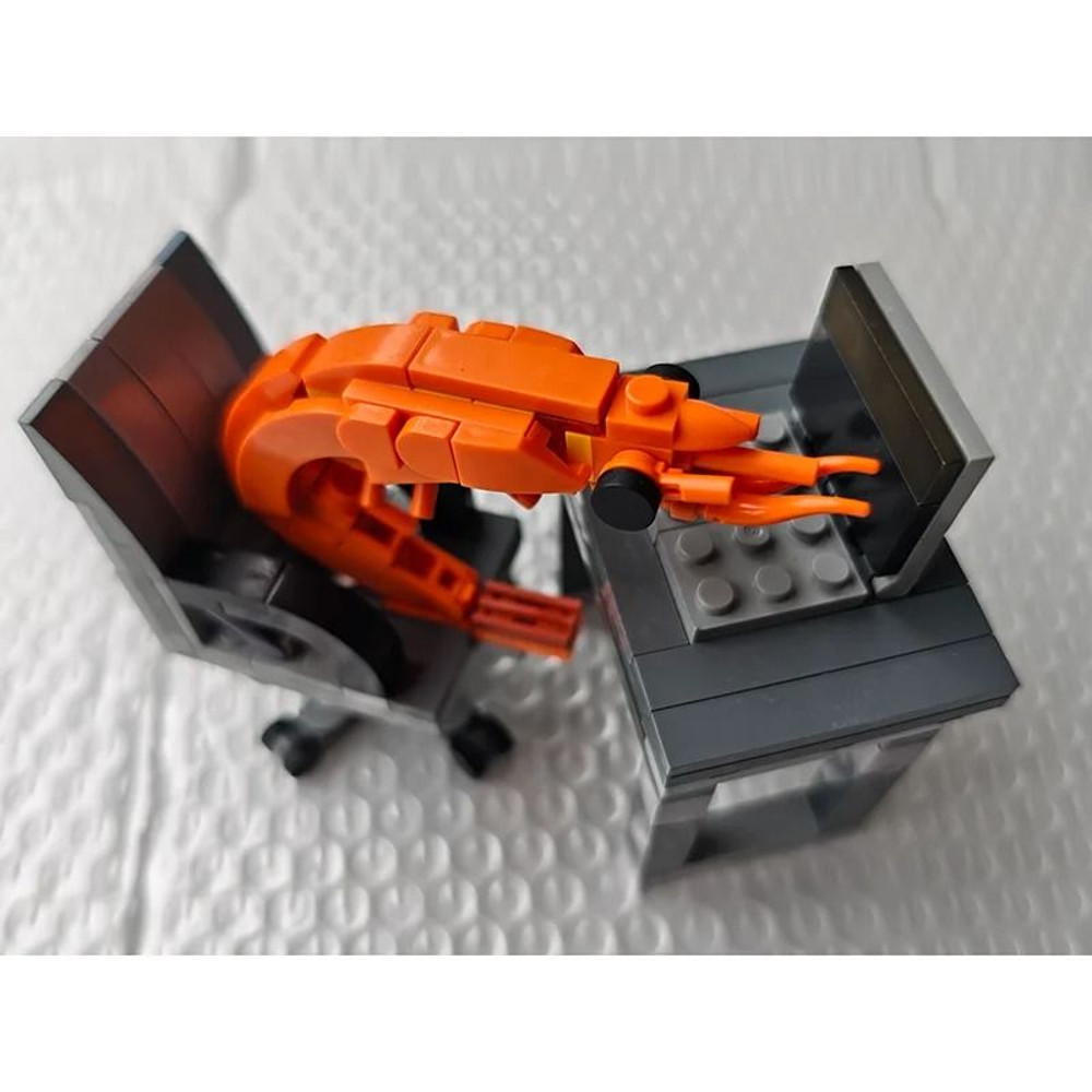 MOC Building Block Shrimp Figurine Creative Puzzle Assembly Toy For Kids And Adults 6