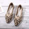 Women Houndstooth Knit Ballet Flats Point Toe Mesh Loafers Casual Driving Shoes 7