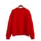 Women Korean Style O Neck Knitted Pullover Sweatshirt Thick Loose Fit Candy Color Hoodie 10
