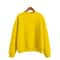 Women Korean Style O Neck Knitted Pullover Sweatshirt Thick Loose Fit Candy Color Hoodie 12