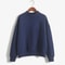 Women Korean Style O Neck Knitted Pullover Sweatshirt Thick Loose Fit Candy Color Hoodie 14