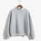 Women Korean Style O Neck Knitted Pullover Sweatshirt Thick Loose Fit Candy Color Hoodie 5