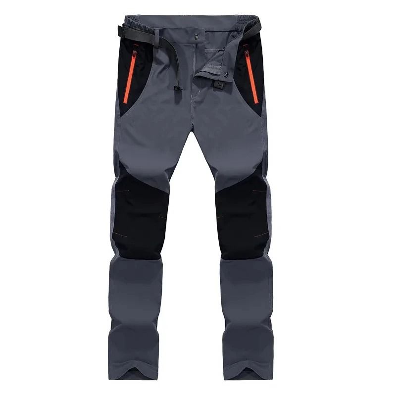 Men Water Resistant Tactical Cargo Pants Quick Dry Hiking Trousers 2