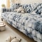 Thick Faux Rabbit Fur Sofa Slipcover Non Slip Plush Couch Cushion Cover 9
