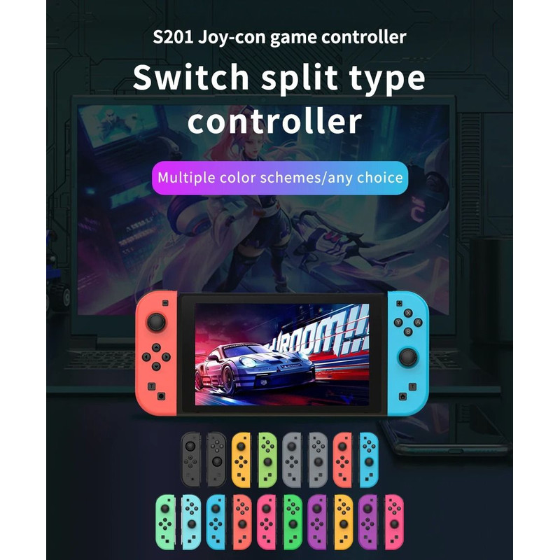 Wireless Joy Pad Controllers For Nintendo Switch With Turbo And Wake Up Function 0