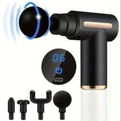 mini handheld percussion massage gun for deep tissue muscle relief