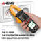 ANENG ST180 Digital Clamp Meter Multimeter With NCV Function And Backlit Display 5