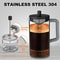 600 1000 Ml Glass French Press With 4 Level Filtration For Coffee Cold Brew 1