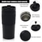 Portable French Press Coffee Maker Travel Mug With Double Wall Insulated Vacuum Design 2