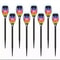 Solar Flame Torch Lights Waterproof Outdoor LED Garden Path Lamps For Patio And Yard Decoration 10