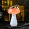Mushroom Shaped Cocktail Glass With Straw Creative Clear Glass Cup For Beer Wine Coffee Drinks 1