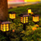 Solar Flame Torch Lights With Flickering LED Waterproof Outdoor Garden Path And Patio Lamps 0