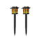 Solar Flame Torch Lights With Flickering LED Waterproof Outdoor Garden Path And Patio Lamps 6