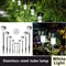 10 Pack Solar Powered Garden Lights Semi Embedded Waterproof Pathway Lamps For Lawn And Yard Decora 8
