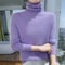 Womens Pure Mink Cashmere Sweater Slim Fit Pullover With Pile Collar Knitted Winter Top 14
