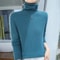 Womens Pure Mink Cashmere Sweater Slim Fit Pullover With Pile Collar Knitted Winter Top 22