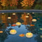Waterproof Flameless Tealight Candle Floating Electric Candle For Wedding And Romantic Decor 0