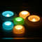 Waterproof Flameless Tealight Candle Floating Electric Candle For Wedding And Romantic Decor 2