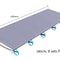 Camping Tent Folding Cot Ultralight 180cm Single Portable Bed With Alloy Frame 6