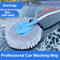 Automatic Telescopic Car Wash Brush With Chenille Head And 15 Degrees Bend For Easy Window And Wind 1