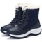 Womens Winter Ankle Boots Lightweight Platform Snow Boots With Heels Warm Botines 2