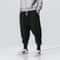 Mens Cotton Linen Harem Pants Casual Baggy Drop Crotch Joggers With Elastic Waist 8