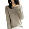 Womens Spring Autumn Sweater Knitwear Long Sleeve Pullover Soft O Neck Jumper 4