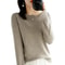 Womens Spring Autumn Sweater Knitwear Long Sleeve Pullover Soft O Neck Jumper 4