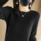 Womens Spring Autumn Sweater Knitwear Long Sleeve Pullover Soft O Neck Jumper 9