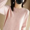 Womens Spring Autumn Sweater Knitwear Long Sleeve Pullover Soft O Neck Jumper 12