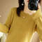 Womens Spring Autumn Sweater Knitwear Long Sleeve Pullover Soft O Neck Jumper 16