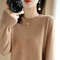 Womens Spring Autumn Sweater Knitwear Long Sleeve Pullover Soft O Neck Jumper 17