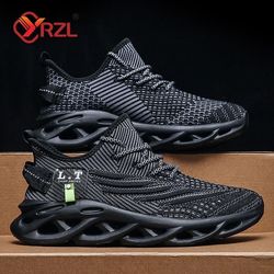 mens running shoes lightweight breathable mesh sneakers with shock absorption