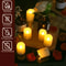 Rechargeable LED Flameless Candles With Remote Control Flickering Tealights 1