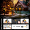 Solar Flame Torch Lights Flickering LED Outdoor Waterproof Garden Path Lamps 2