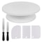 Cake Decorating Kit With Turntable Spatulas And Icing Scrapers 6 Piece Set 6
