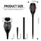 Solar Flame Torch Lights Outdoor Waterproof Flickering LED Garden Path Lamps 5