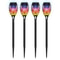 Solar Flame Torch Lights Outdoor Waterproof Flickering LED Garden Path Lamps 8
