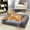 Orthopedic Dog Bed With Bolster Support And Washable Cover For Large Pets 1