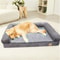 Orthopedic Dog Bed With Bolster Support And Washable Cover For Large Pets 6