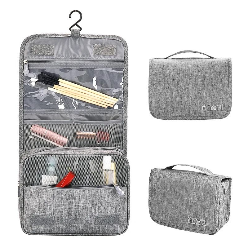 Oxford Fabric Travel Toiletry Bag Waterproof Hanging Organizer For Men And Women 1
