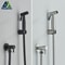 Black Stainless Steel Handheld Bidet Sprayer With Wall Mounted Holder For Bathroom 0