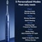 Rechargeable Sonic Electric Toothbrush With 4 Replacement Heads 5 Modes 3 Intensities And Smart 2 M 1
