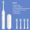 Rechargeable Sonic Electric Toothbrush With 4 Replacement Heads 5 Modes 3 Intensities And Smart 2 M 7